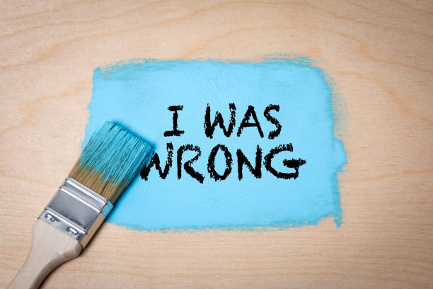 I was wrong in black paint over light blue paint, with a paint brush with blue paint on tip